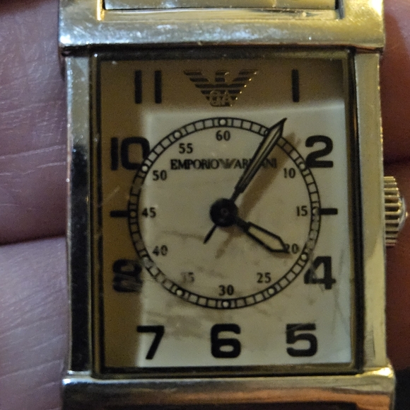 Women's Armani Watch • AR0219 • Antique-Look • Stainless Steel • - Picture 8 of 8